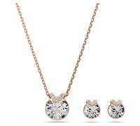Parure Bella V, Taille ronde, Blanc, Doré à l’or rose 18 carats (750/1000) OS