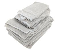Parure de bain 5 pièces coton collection MELLOW beige