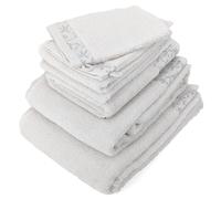 Parure de bain DRY VINE 100% coton 7 pièces