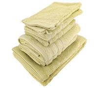 Parure de bain EFFICIENCE PURE vert Menta 7 pièces