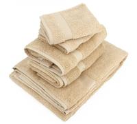 Parure de bain LUXOR 5 pièces beige