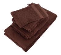 Parure de bain LUXOR 6 pièces marron