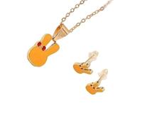 Parure de bijoux élégante avec collier et boucles d'oreilles pour fêtes et usage quotidien, taille unique, Comme décrit, Comme décrit.