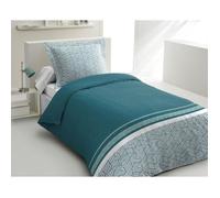 Parure de couette 100% coton - TILT - Vert - Rectangulaire - Classique - Intemporel