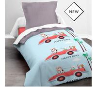 Parure de couette 140 x 200 ""Nice Days"" 100% Coton / 57 Fils/cm2