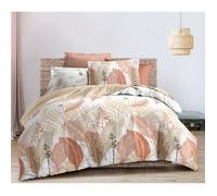 Parure de couette 3P ""Louna"" 260 x 240 cm Plumes Multi King size Coton Pur