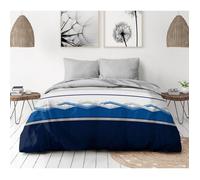 Parure de Couette - AJJER - 220x240 cm - Microfibre - Toucher Peau de Pêche