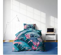Parure de Couette Disney Lilo & Stitch à fleurs amusement lit simple