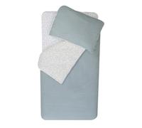 Parure de couette esprit nature - blanc / vert - 100 x 140/40 x 60 cm
