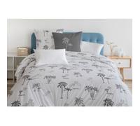 Parure de couette - HOME LINGE PASSION - TINGHIR - 100% coton - 220x240 cm - Gris