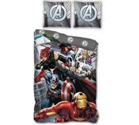 Parure de couette - HOMEROKK - Avengers - 140x200 cm - Drap housse 90x190 - 100% Polyester