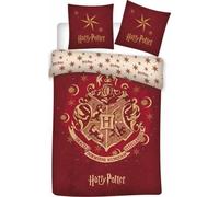 Parure de couette - HOMEROKK - Harry Potter - 140 x 200 cm - Drap Housse 90 x 190 cm - Rouge