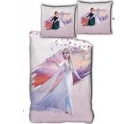 Parure de couette - HOMEROKK - La Reine des Neiges - 140x200 + taie + drap housse - Noir - 100% polyester