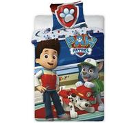 Parure de couette - HOMEROKK - Pat Patrouille - 140 x 200 cm - 100% coton - Drap housse 90 x 190 cm
