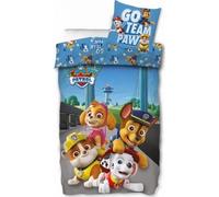 Parure de couette - HOMEROKK - Pat Patrouille - 140x200 cm - Drap Housse 90x190 - Gris clair