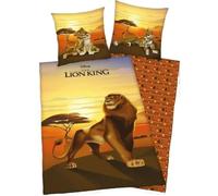 Parure de Couette Le Roi Lion Disney - 1 Housse de Couette 140x200 + 1 taie 63x63cm (Le Roi Lion Disney - A, 140 x 200 cm | 63 x 63 cm)