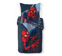 Parure de couette lit enfant Spiderman Rues de la Ville lit simple