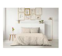 Lovely Home – Parure de couette 240x260 cm 100% coton Beige crème