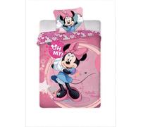 Parure de Couette Minnie Disney - 1 Housse de Couette 140x200 + 1 taie 63x63cm (Parure de lit - M) (Minnie Disney Duvet Cover Set - E, 140 x 200 cm | 63 x 63 cm)