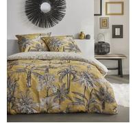 Today Parure de couette Sunshine 0.15 220x240 cm 2 personnes Imprimée Coton 57 fils Jaune G