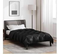 Parure de couette - VIDAXL - Duvet d'hiver - Noir - Satin microfibre - 200 x 140 cm