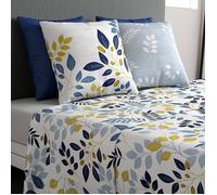 Parure De Drap 3pcs 180x290cm Drap Housse 90x190cm 100% Coton 57fils-chloÉ
