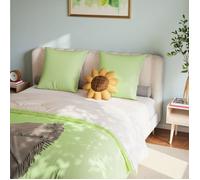 Parure de Draps 4 Pièces 160x200 cm, Parure de Lit Adulte avec 2 Taies d'oreillers et 1 drap-housse, en Polyester, Vert