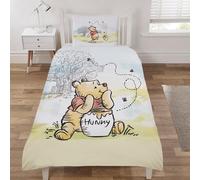 Winnie the pooh Simple Housse Couette Set 135x200cm 2-in-1 Réversible 100%
