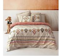 Parure de lit - 1 housse de couette 220 x 240 cm + 2 taies d'oreiller 60 x 60 cm - 100% coton renforcé - Rouge