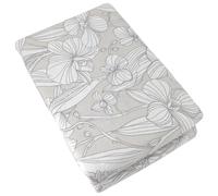 Parure de lit 140x200 cm 100% flanelle de coton ORCHIDÉE 2 pièces