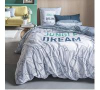 Parure de lit 2 personnes - TODAY - 240 x 260 cm - 100% Coton imprimé Jungle Dream
