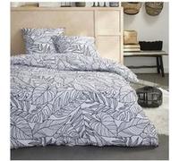 Parure de lit 2 personnes - TODAY - Sunshine 16.12 - 220 x 240 cm - 100% Coton imprimé Blanc G