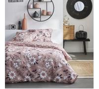 Today Parure de lit 2 personnes Sunshine 16.8 220 x 240 cm 100% coton imprimé Rose