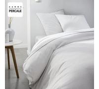 Parure De Lit 2 Personnes Uni Coton 220x240 Cm