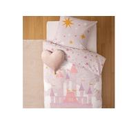 Atmosphera Parure de lit château 140x200cm Rose
