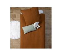 Atmosphera for Kids – Parure de lit Lili en gaze de coton 140x200 2 pièces Marron