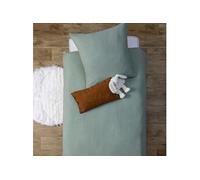Atmosphera – Parure de lit Lili 2 pièces – Gaze de coton – 140x200 cm – Vert