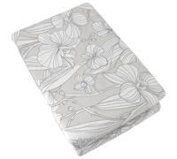 Parure de lit 200x200 cm 100% flanelle de coton ORCHIDÉE 3 pièces