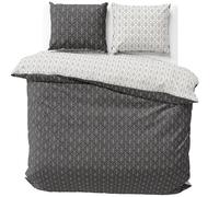 Parure de lit 240x220 cm 100% coton biologique WAG Noir