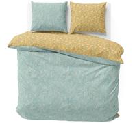 Parure de lit 260x240 cm 100% coton biologique CHAMPA Vert