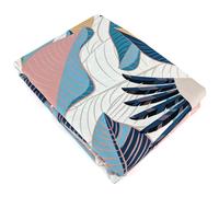 Parure de lit 260x240 cm 100% coton biologique GRUE rose Pêche