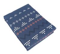 Parure de lit 260x240 cm 100% coton biologique NEIGE Bleu Jean