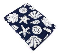 Parure de lit 260x240 cm coton BCI adouci CAPRI Bleu 3 pièces