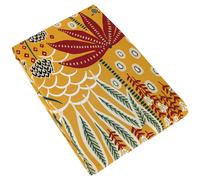 Parure de lit 260x240 cm coton COME jaune 3 pièces