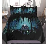 Parure De Lit 3 Pieces Adjzepuo Hollow Knight, Motif Humoristique, 200 X 228 Cm, Avec Housse De Couette Et 2 Taies D'oreiller.