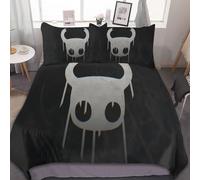 Parure De Lit 3 Pieces Adjzepuo Hollow Knight, Motif Humoristique, 200 X 228 Cm, Avec Housse De Couette Et 2 Taies D'oreiller.