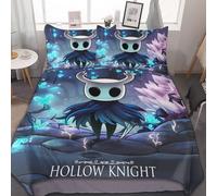Parure De Lit 3 Pieces Adjzepuo Hollow Knight, Motif Humoristique, 228 X 228 Cm, Avec Housse De Couette Et 2 Taies D'oreiller.