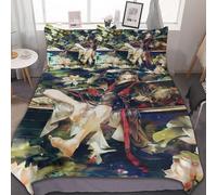 Parure De Lit 3 Pieces Adjzepuo Mo Dao Zu Shi, Motif Humoristique, 218 X 188 Cm, Avec Housse De Couette Et 2 Taies D'oreiller.