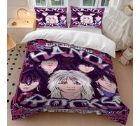 Parure De Lit 3 Pieces Avec Housse De Couette « Back To Mystery City Rocks » - Motif Bande Dessinée Vintage 2,22 Cm X 2,22 Cm, Polyester Doux Et Respirant, Avec Fermeture Éclair, T