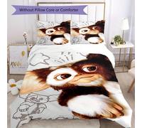 Parure De Lit 3 Pieces Avec Housse De Couette Et 2 Taies D'oreiller, Ideal Pour Une Chambre À Coucher Toutes Saisons, Un Dortoir, Un Imprime Haute Définition Gremlins Q388